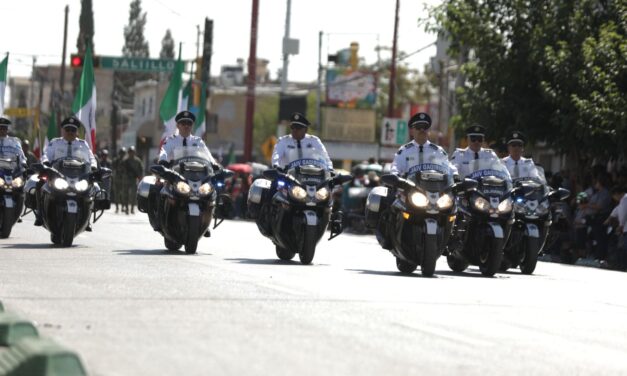 Con desfile, Ciudad Juárez conmemora el aniversario de la Independencia de México