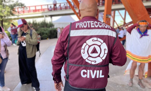 Corporaciones municipales apoyan en logística de seguridad durante visita de Claudia Sheinbaum