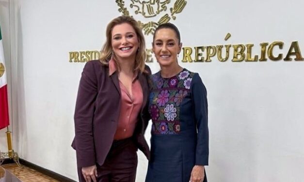 Maru Campos asiste a mesa de seguridad en Palacio Nacional