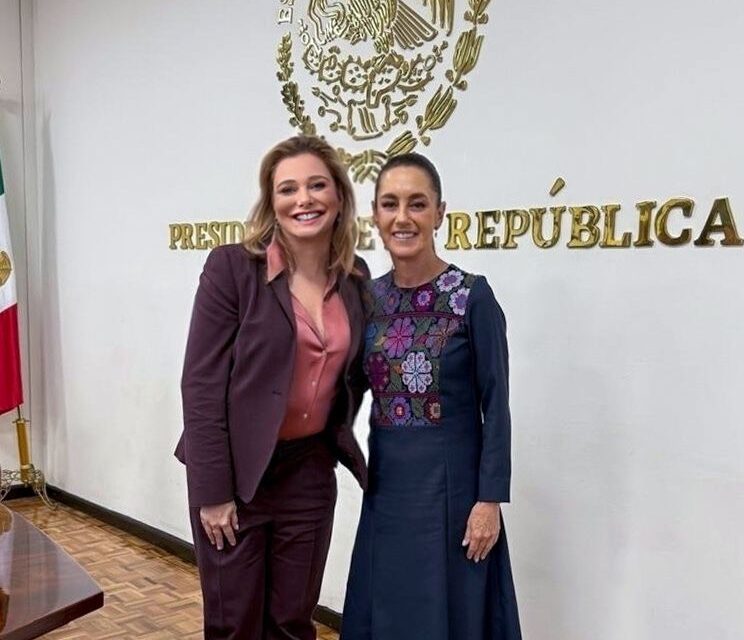 Maru Campos asiste a mesa de seguridad en Palacio Nacional