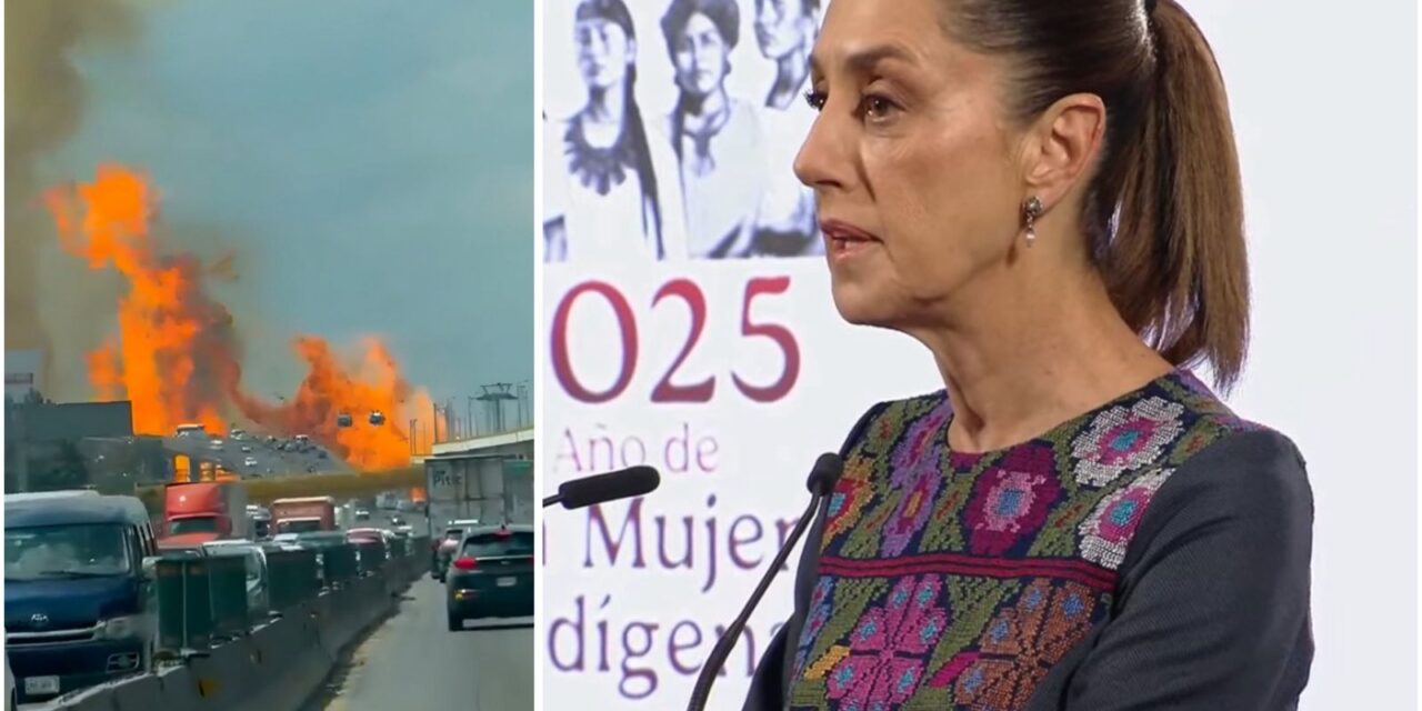 Sheinbaum expresa solidaridad tras explosión de pipa de gas en Iztapalapa: cuatro muertos y 90 lesionados