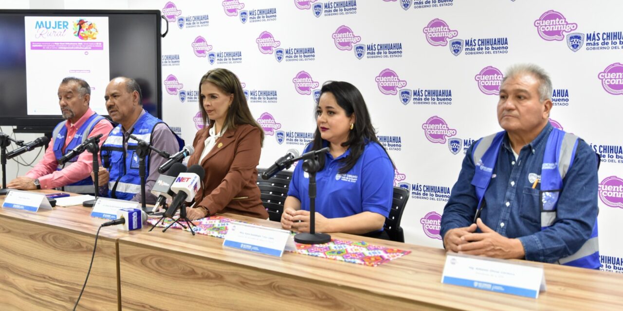 Presenta Gobierno del Estado convocatoria para el Reconocimiento a la Mujer Rural Chihuahuense 2025 en Ciudad Juárez