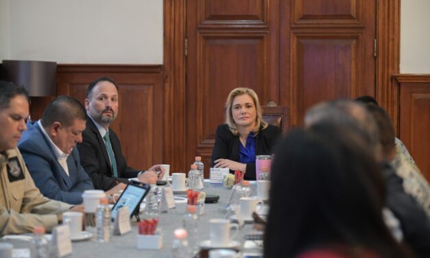 Maru Campos acuerda con Mesa de Seguridad la instalación de nuevas bases de operaciones en la entidad