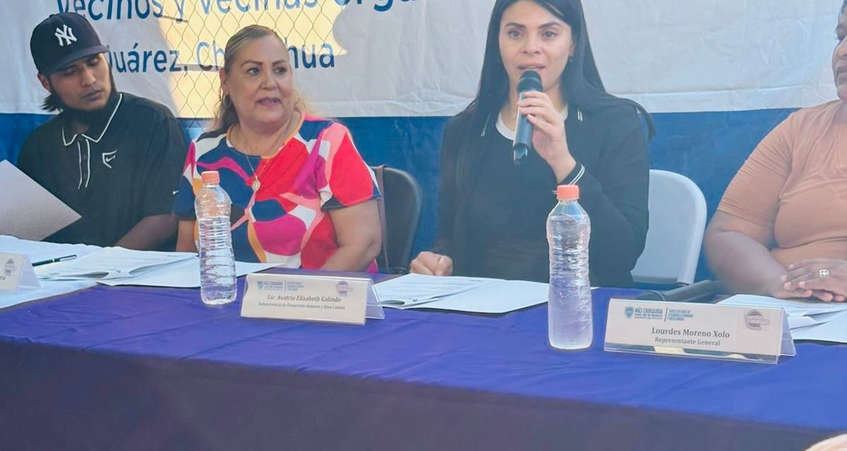 Gobierno del Estado acompaña la instalación del Consejo Comunitario “Las Haciendas”