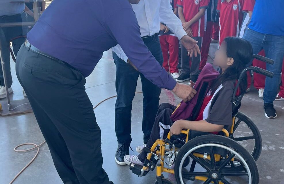 OMEJ concluye entrega de mochilas y loncheras en 13 escuelas del suroriente de Juárez