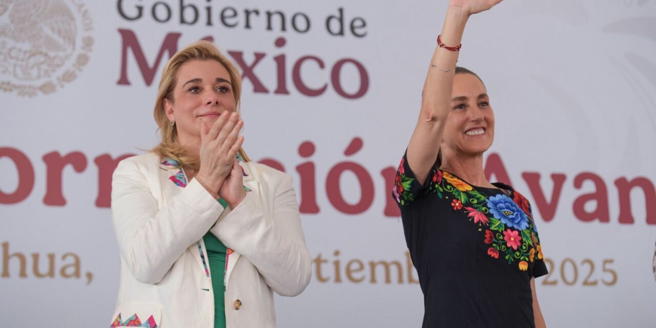 Maru Campos acompaña a la presidenta Claudia Sheinbaum en su primer informe de Gobierno