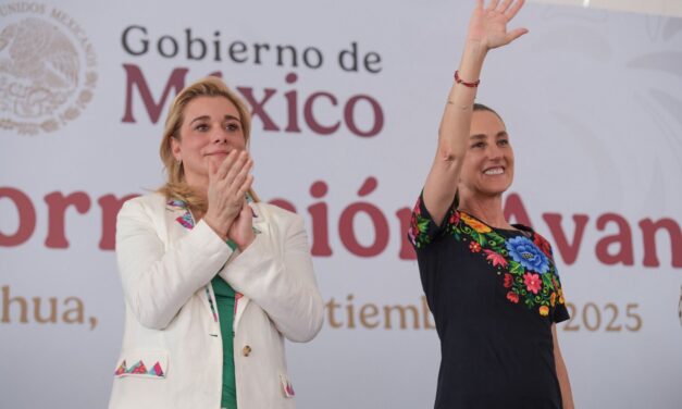 Maru Campos acompaña a la presidenta Claudia Sheinbaum en su primer informe de Gobierno