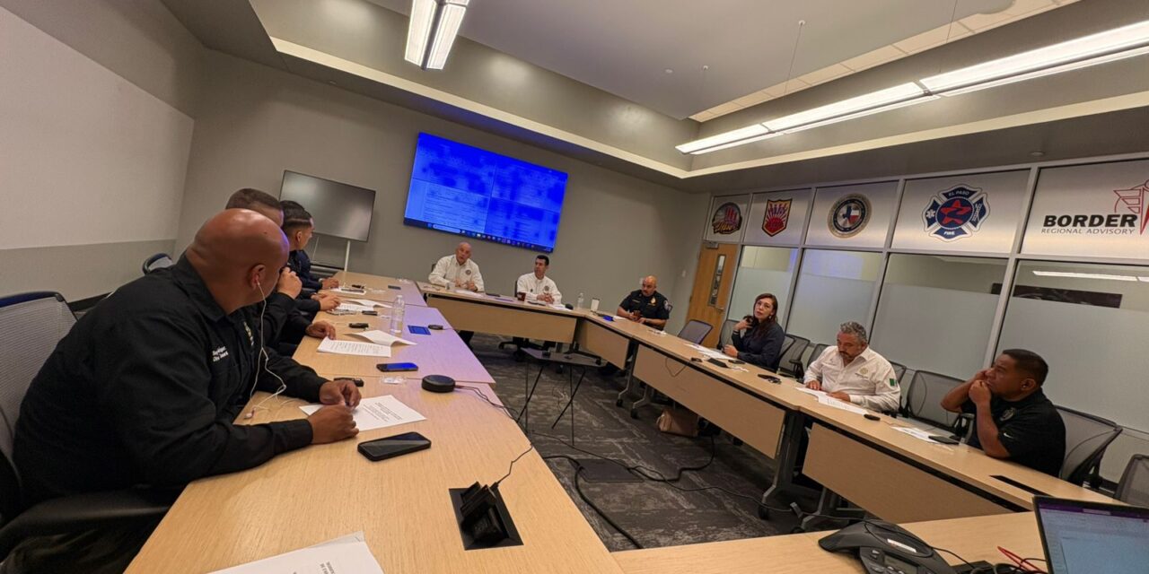 Autoridades de Protección Civil de Juárez fortalecen coordinación binacional ante emergencias con Estados Unidos