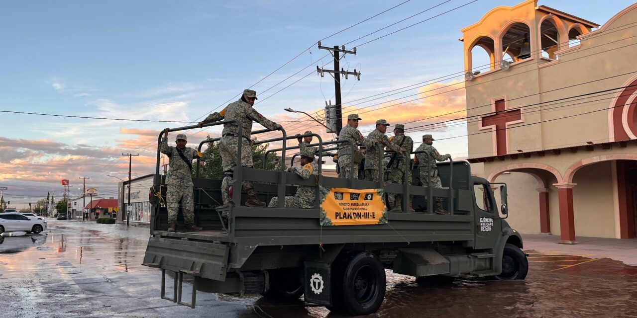 Nuevo Casas Grandes en emergencia: fuertes inundaciones provocan rescates y activan apoyos a la población