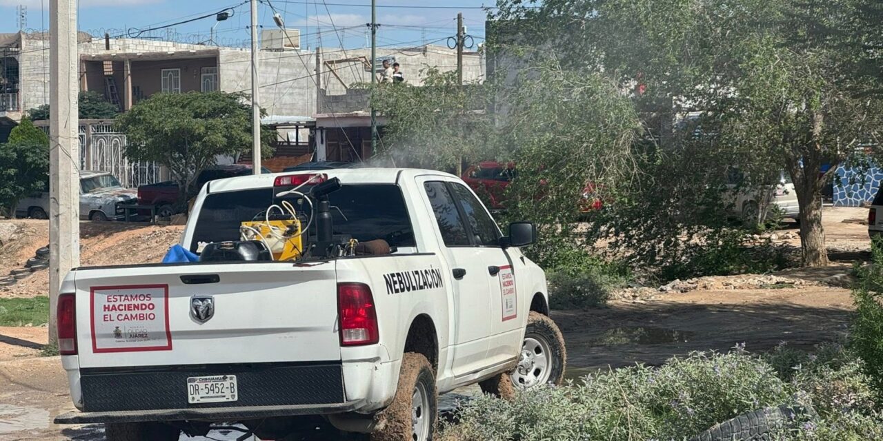 Busca Ecología atender a los juarenses con el programa de nebulizaciones