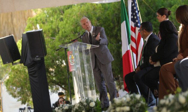 Encabeza alcalde ceremonia por 58 aniversario de la entrega física de El Chamizal