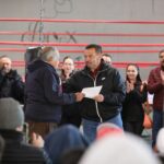 Entrega Presidente Pérez Cuéllar apoyos a familias afectadas por las lluvias