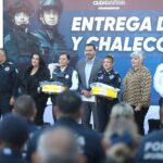 Pérez Cuéllar entrega nuevo equipo táctico a policías municipales