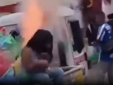 ¡Niña se salva de tragedia por segundos en Oaxaca!