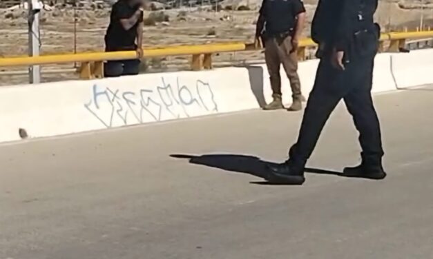 ¡Héroes sin capa! Policías salvan a mujer que intentaba lanzarse de un puente en Juárez