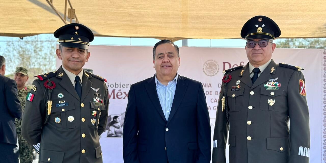 Gobierno del Estado acompaña nombramiento del nuevo comandante de la Guarnición Militar en Ciudad Juárez
