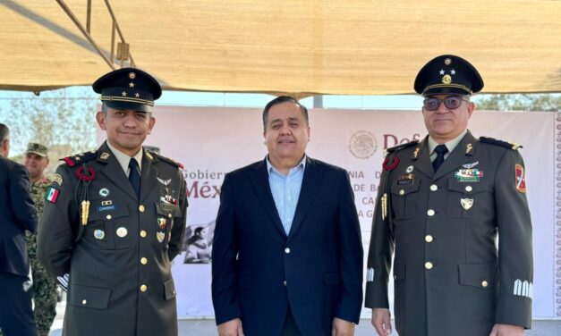 Gobierno del Estado acompaña nombramiento del nuevo comandante de la Guarnición Militar en Ciudad Juárez