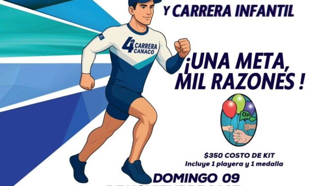 CANACO invita a la 4ª Carrera 2025: ¡Una meta, mil razones!
