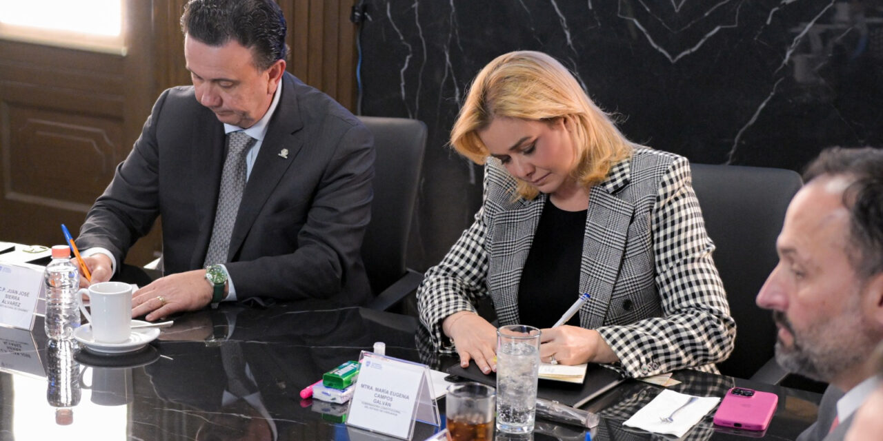 Maru Campos se reúne con líder nacional de Coparmex