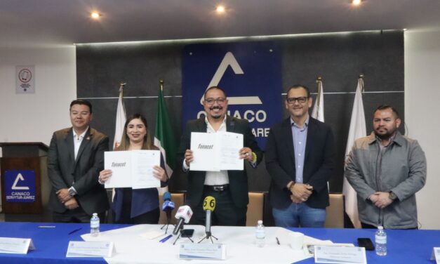 Firman CANACO Juárez y FONACOT convenio para fortalecer beneficios a trabajadores y empresas locales