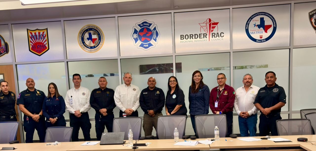 Autoridades de Protección Civil de Juárez fortalecen coordinación binacional ante emergencias con Estados Unidos