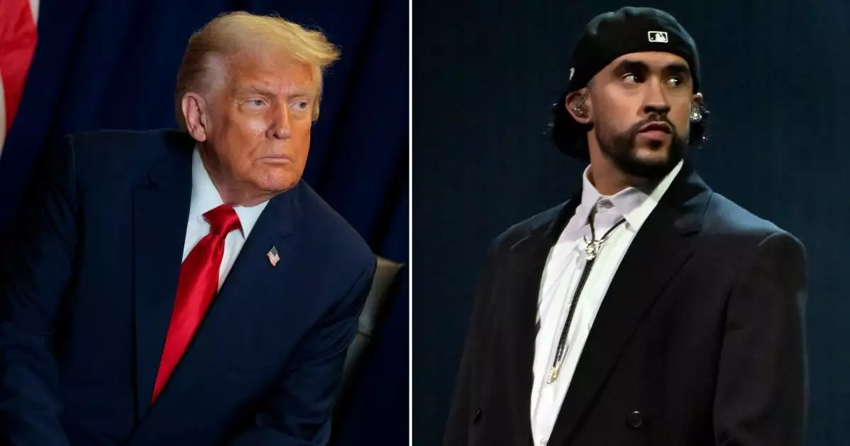 Trump critica elección de Bad Bunny para el Super Bowl 2026