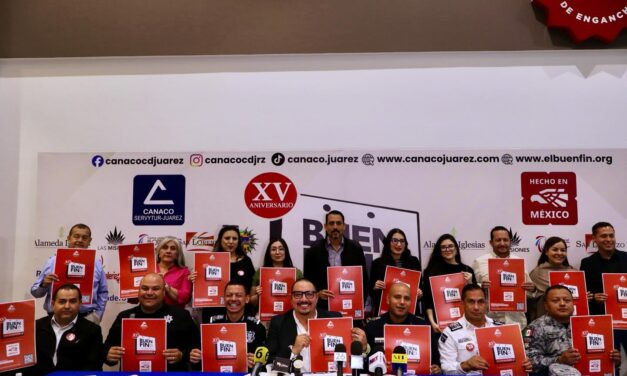 Refuerzan seguridad y participación comercial para el Buen Fin en Juárez