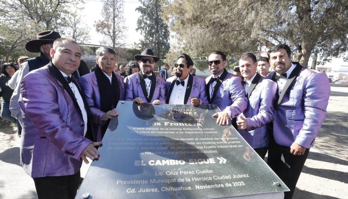 Nombran parque en honor al grupo Los Frontera, leyenda musical de Ciudad Juárez