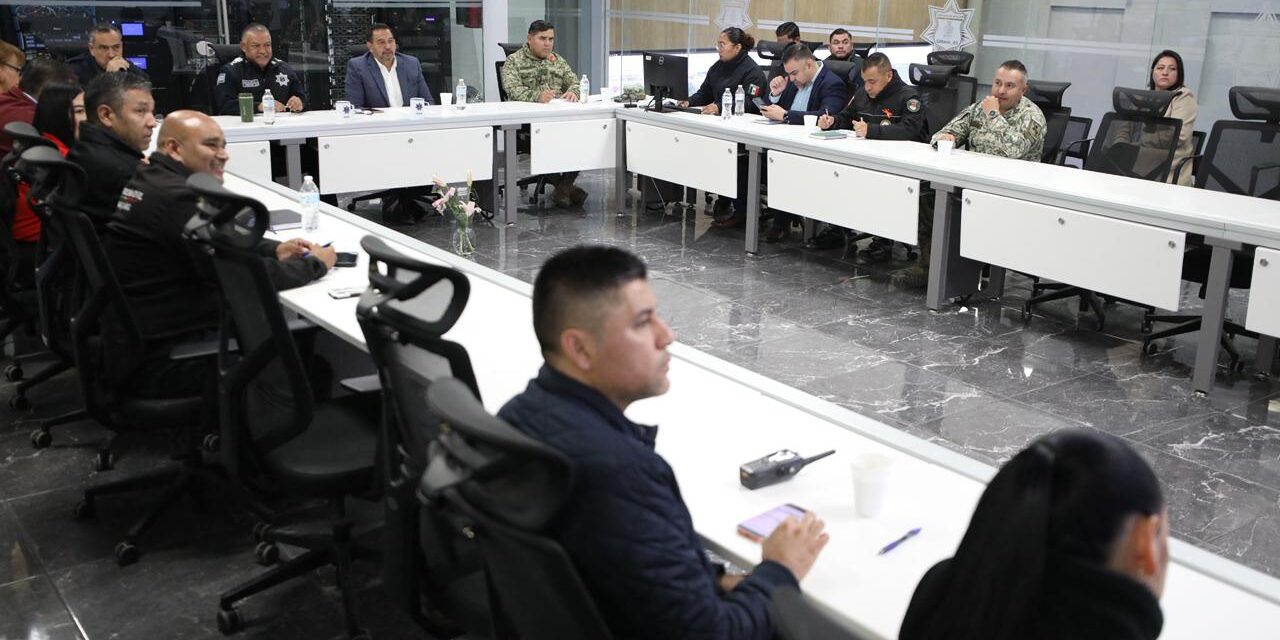 Dependencias informan las cuestiones de seguridad en reunión de la Mesa de Coordinación para la Paz