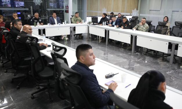 Dependencias informan las cuestiones de seguridad en reunión de la Mesa de Coordinación para la Paz