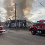 Incendio en local abandonado moviliza a cuerpos de emergencia en la colonia Melchor Ocampo