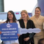 Maru Campos entrega 10 ambulancias para habitantes de nueve municipios con inversión de 17.8 mdp