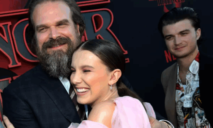 Fuertes rumores de que Millie Bobby Brown acusa a David Harbour, de acosarla y hostigarla en el set de la exitosa serie “Stranger Things”.