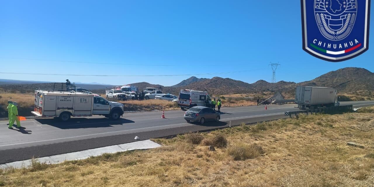 Coordina Fiscalía Sur con el Instituto Nacional de Migración investigación de accidente en Jiménez que dejó seis fallecidos