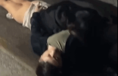 (VIDEO) Les gano el sueño: Quedan abrazados tras chocar camioneta en El Paso