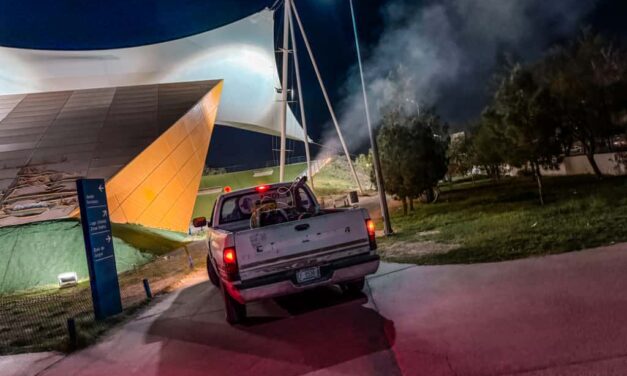 Concluye con éxito jornada de fumigación preventiva en el Parque Central