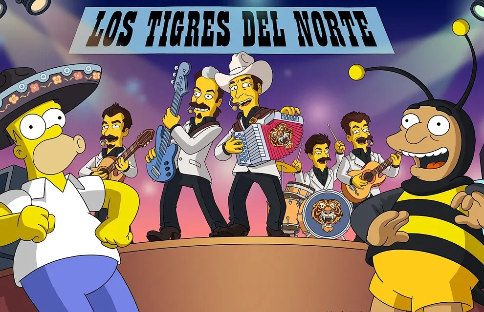 Los Tigres del Norte debutarán en Los Simpson con un corrido original