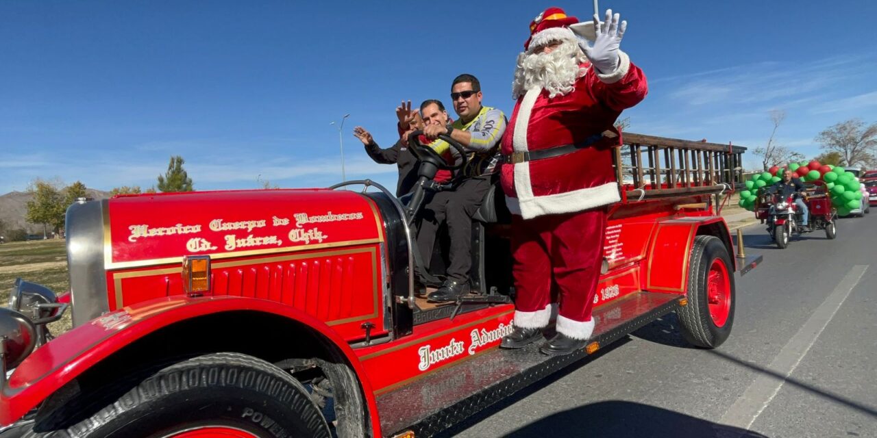 OMEJ entrega 300 juguetes al Santa Bombero