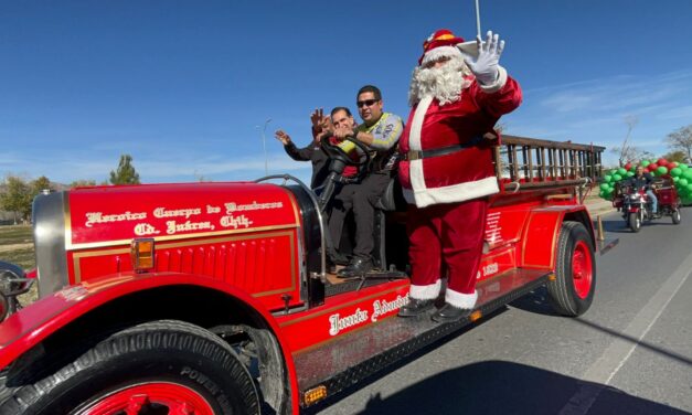OMEJ entrega 300 juguetes al Santa Bombero