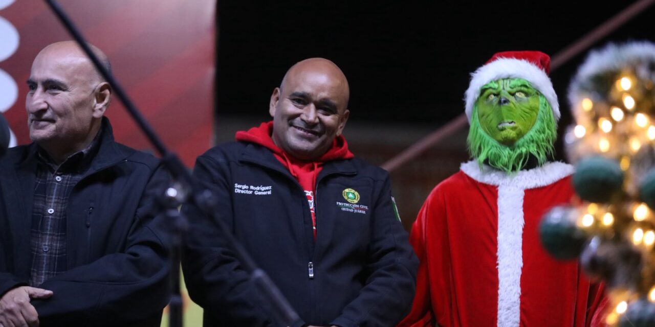 Encienden árbol navideño en Zaragoza