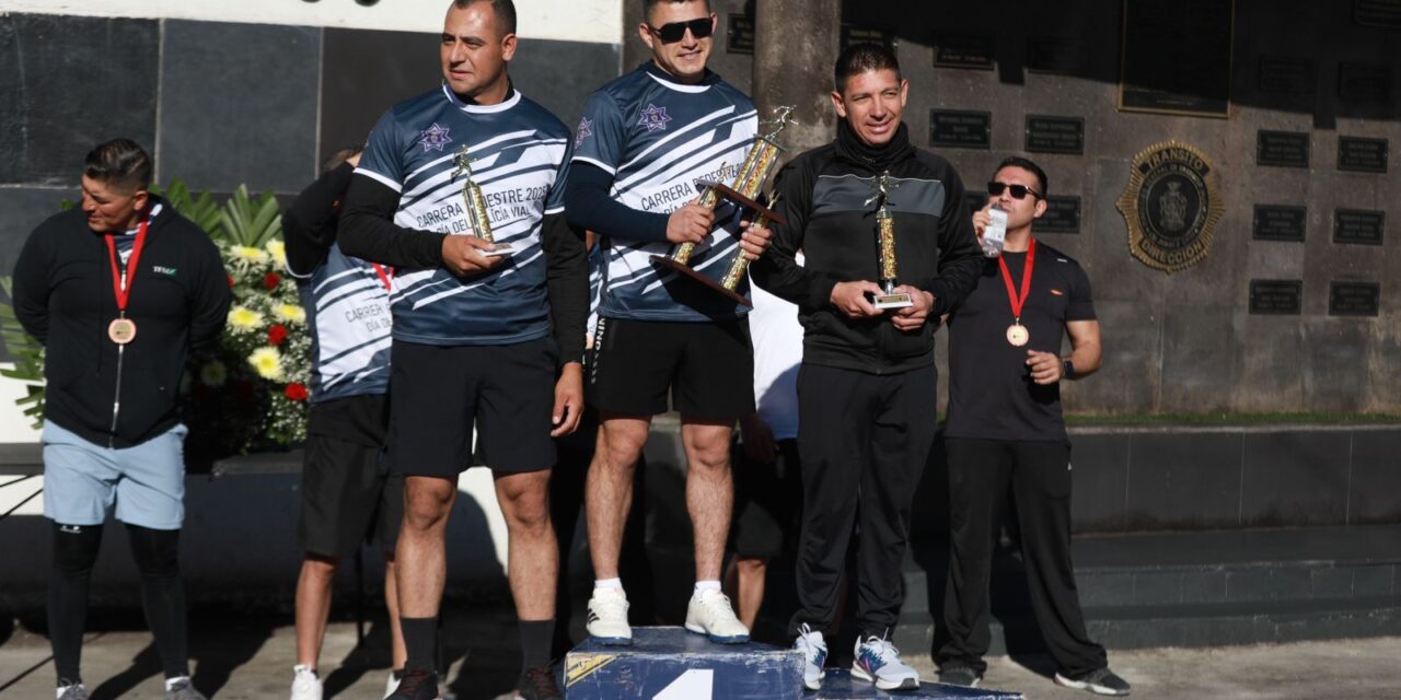 Celebran Día del Policía Vial con misa y carrera pedestre