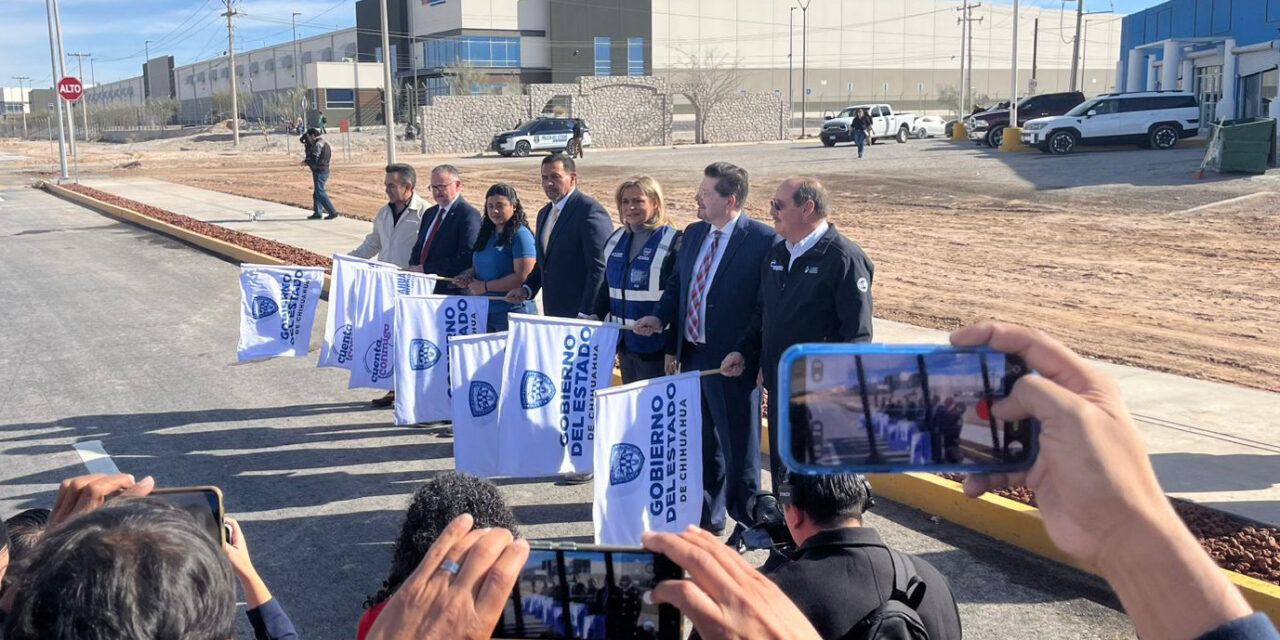 Inauguran ampliación de la avenida Las Torres en Ciudad Juárez