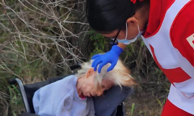 Indignante: cobardes abandonan a abuelita en plena carretera