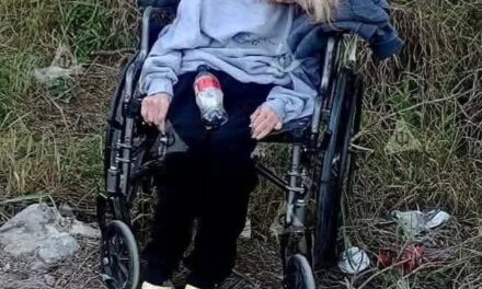 Indignante: cobardes abandonan a abuelita en plena carretera