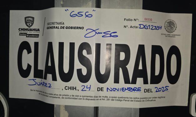 Realiza Gobernación Estatal 328 inspecciones y clausura seis establecimientos durante la última semana