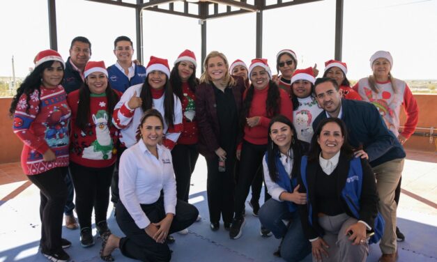 Maru Campos inaugura en Ciudad Juárez el Centro Comunitario Parajes de San José