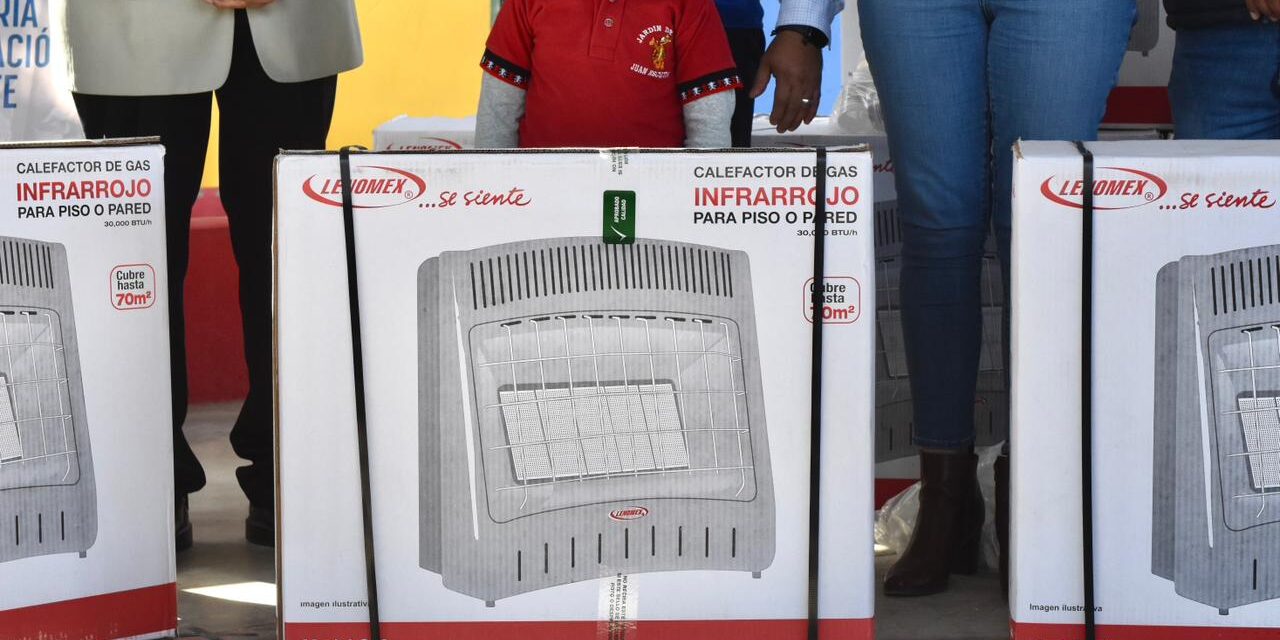 Concluye Estado entrega de calefactores a escuelas de Ciudad Juárez