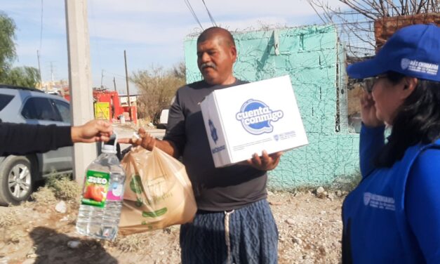 Entrega Estado 200 cenas navideñas a familias juarenses