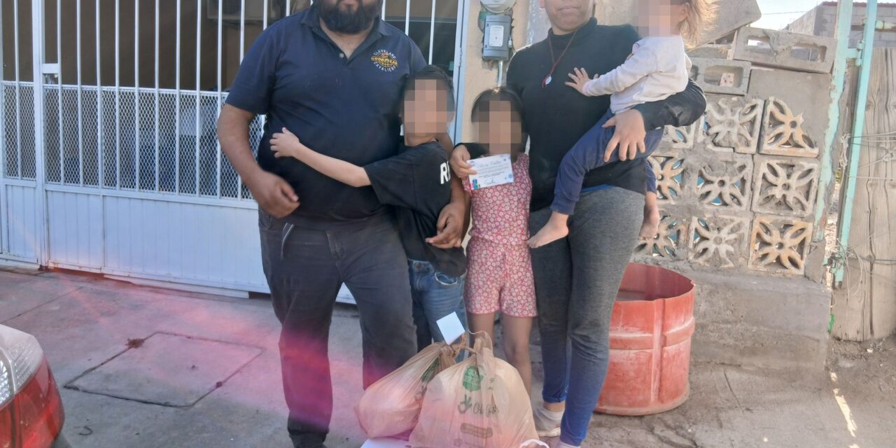 Entrega Estado 200 cenas navideñas a familias juarenses