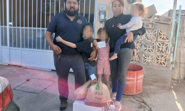 Entrega Estado 200 cenas navideñas a familias juarenses